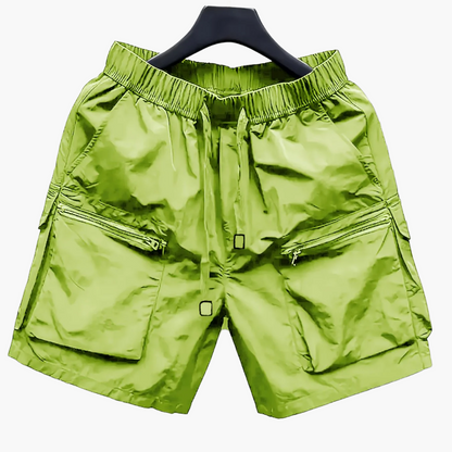 Men's Cargo Shorts with Large Pockets and Zipper – Casual Style for Everyday and Leisure