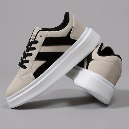 Men's Low-Top Sneakers Street Style with Platform – Urban Casual Shoe