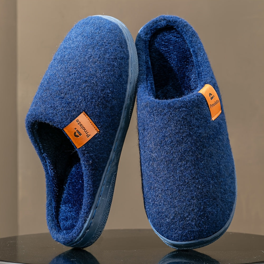 Unisex Warm Plush-Lined Slippers with Non-Slip Soles – Various Colors