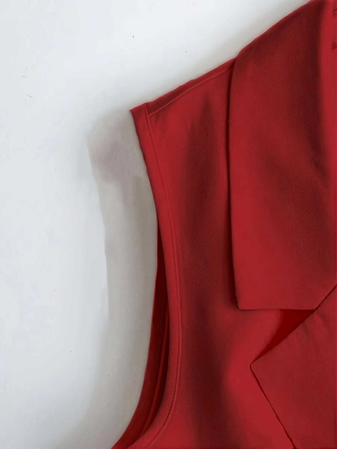 Women's Elegant Sleeveless Vest with Waist Shaping and Peplum for Business and Casual Wear