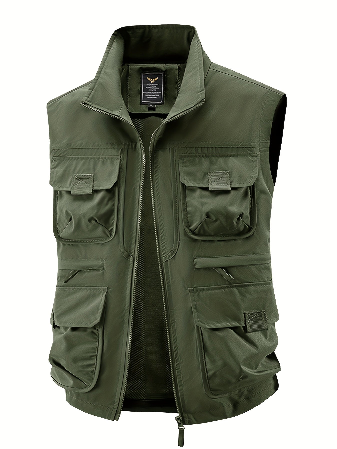 Men's Outdoor Utility Vest with Multiple Pockets for Leisure and Adventure