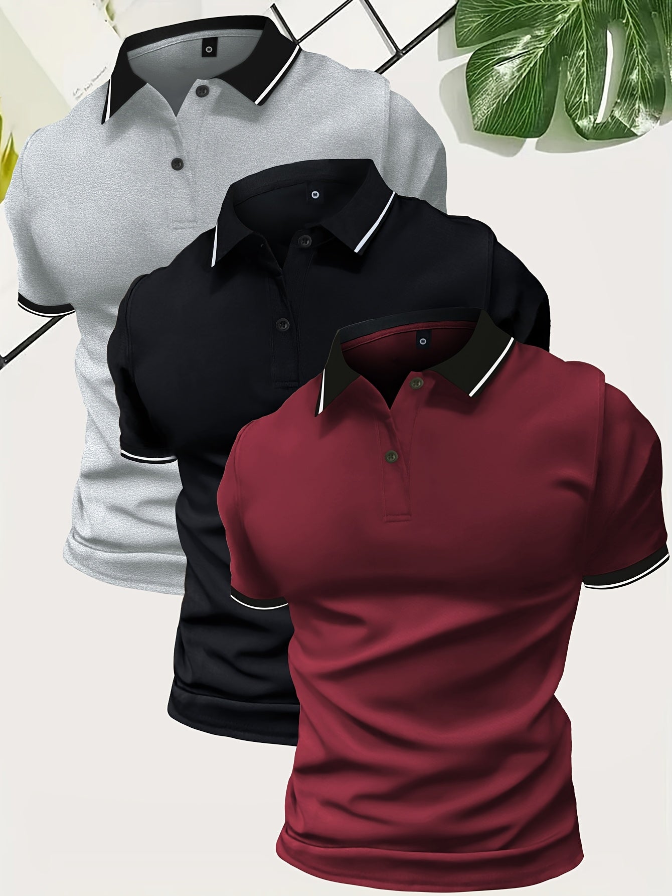 Men's Modern Casual Polo Shirt for Everyday and Leisure