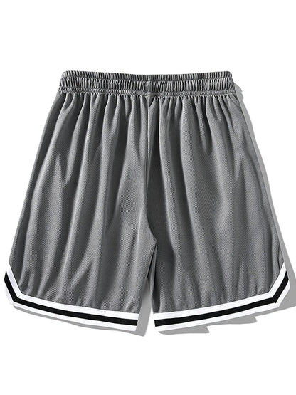 Men's Basketball Shorts Sporty Los Angeles USA Print – Casual Training Shorts for Fitness & Leisure