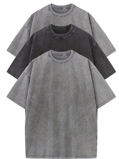 Herren Oversize T-Shirt 3er Pack – Trendiges Streetwear Basic für Freizeit & Alltag