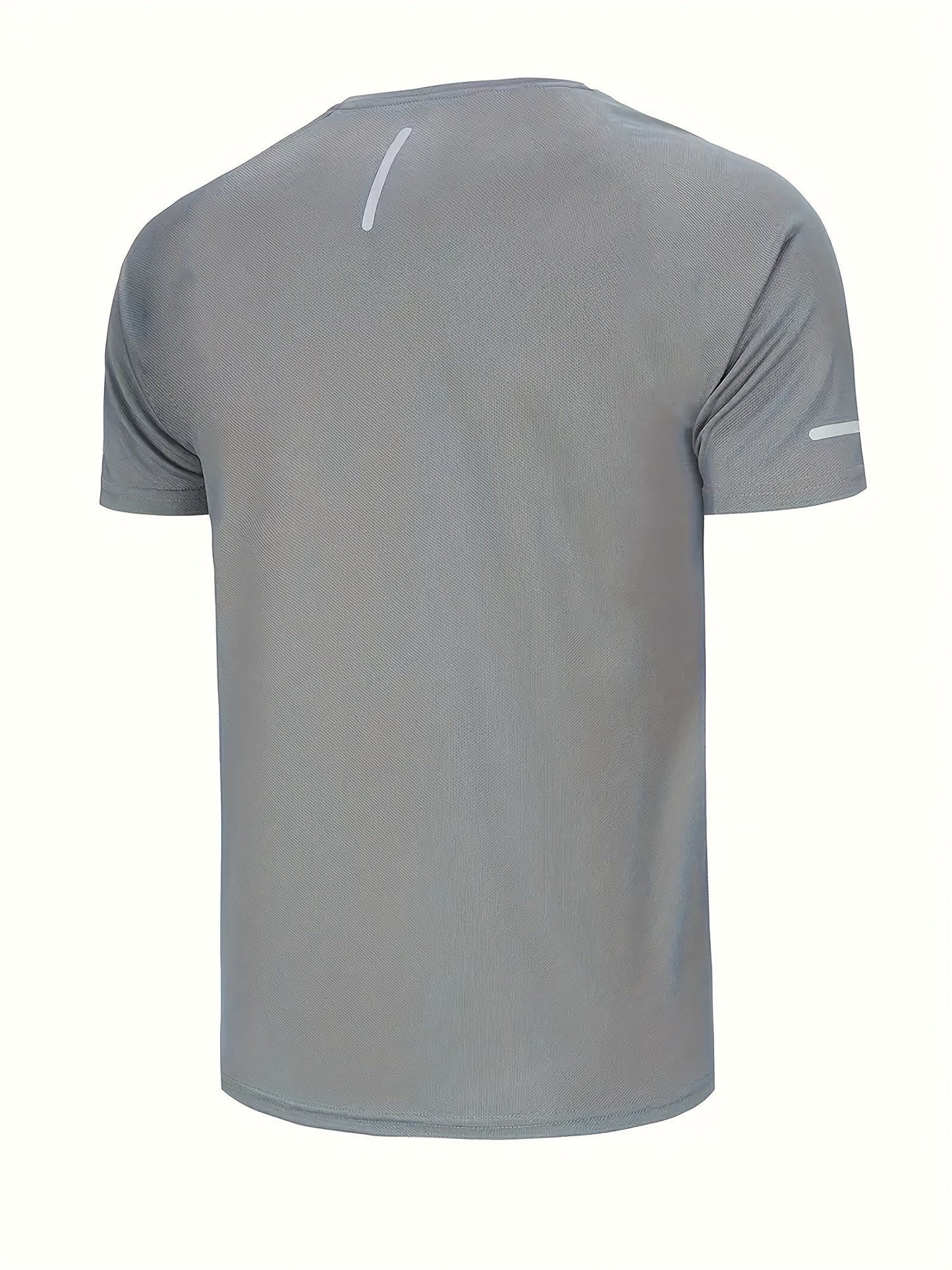 Men's Short-Sleeve Sports T-Shirt Regular Fit – Ideal for Fitness, Running, and Outdoor Activities