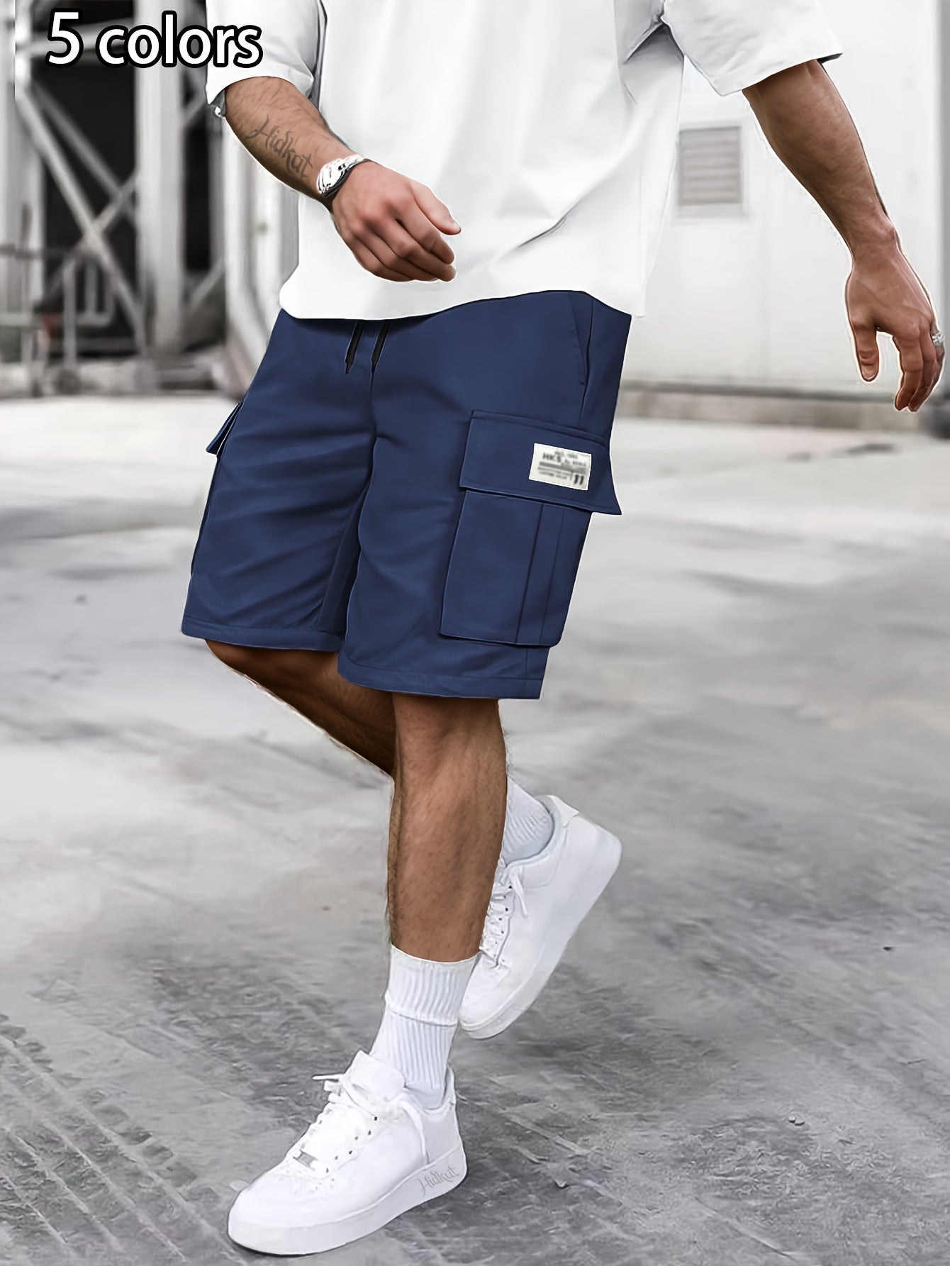 Men's Cargo Shorts with Pockets – Casual Streetwear for Everyday and Leisure