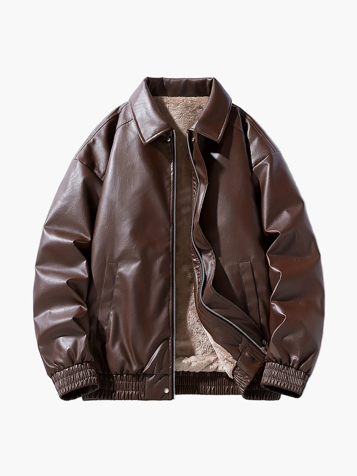 Men's bomber jacket in casual style with zipper – ideal for leisure and everyday use