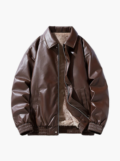 Men's bomber jacket in casual style with zipper – ideal for leisure and everyday use