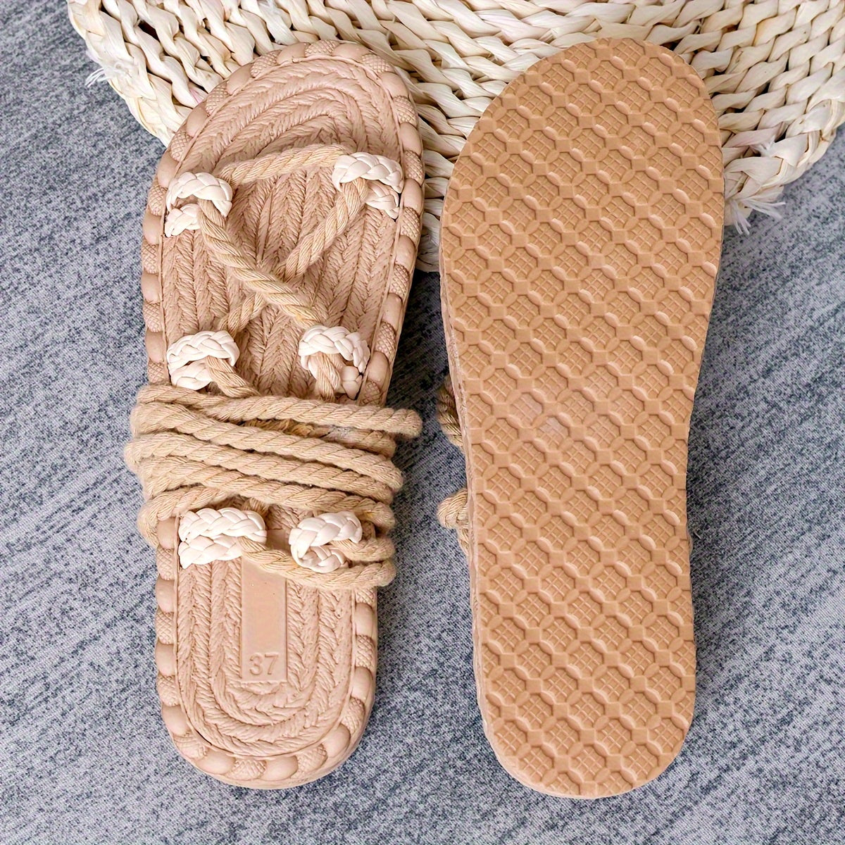 Women's Boho Flat Wrap Strap Sandals – Summer Festival & Beachwear