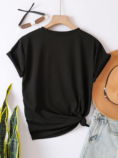 Women's T-shirt with 'Perfectly Imperfect' Print – Casual Style, Motivational Design, Everyday & Leisure
