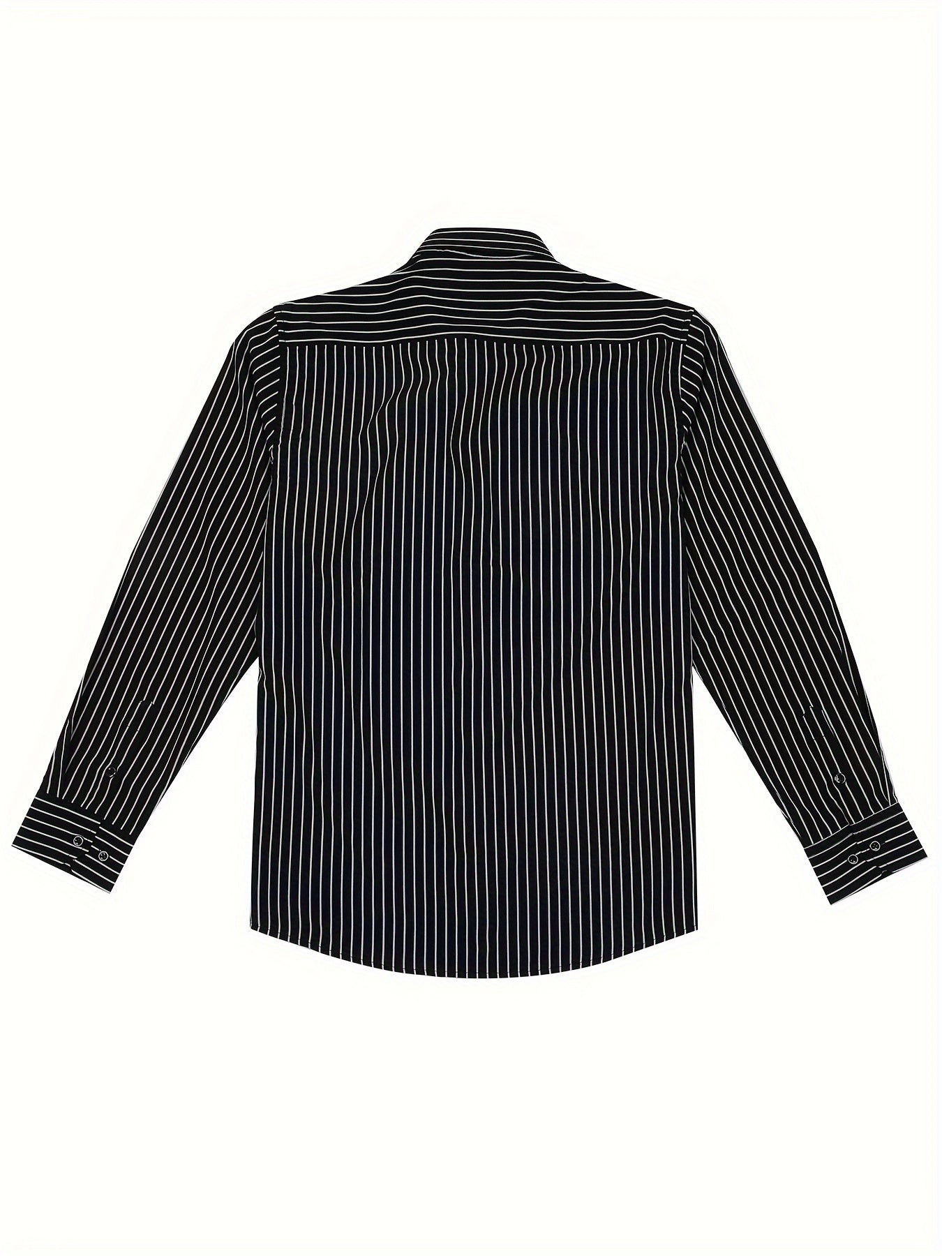 Herren Slim Fit Streifenhemd – Modernes Business & Freizeit Langarmhemd