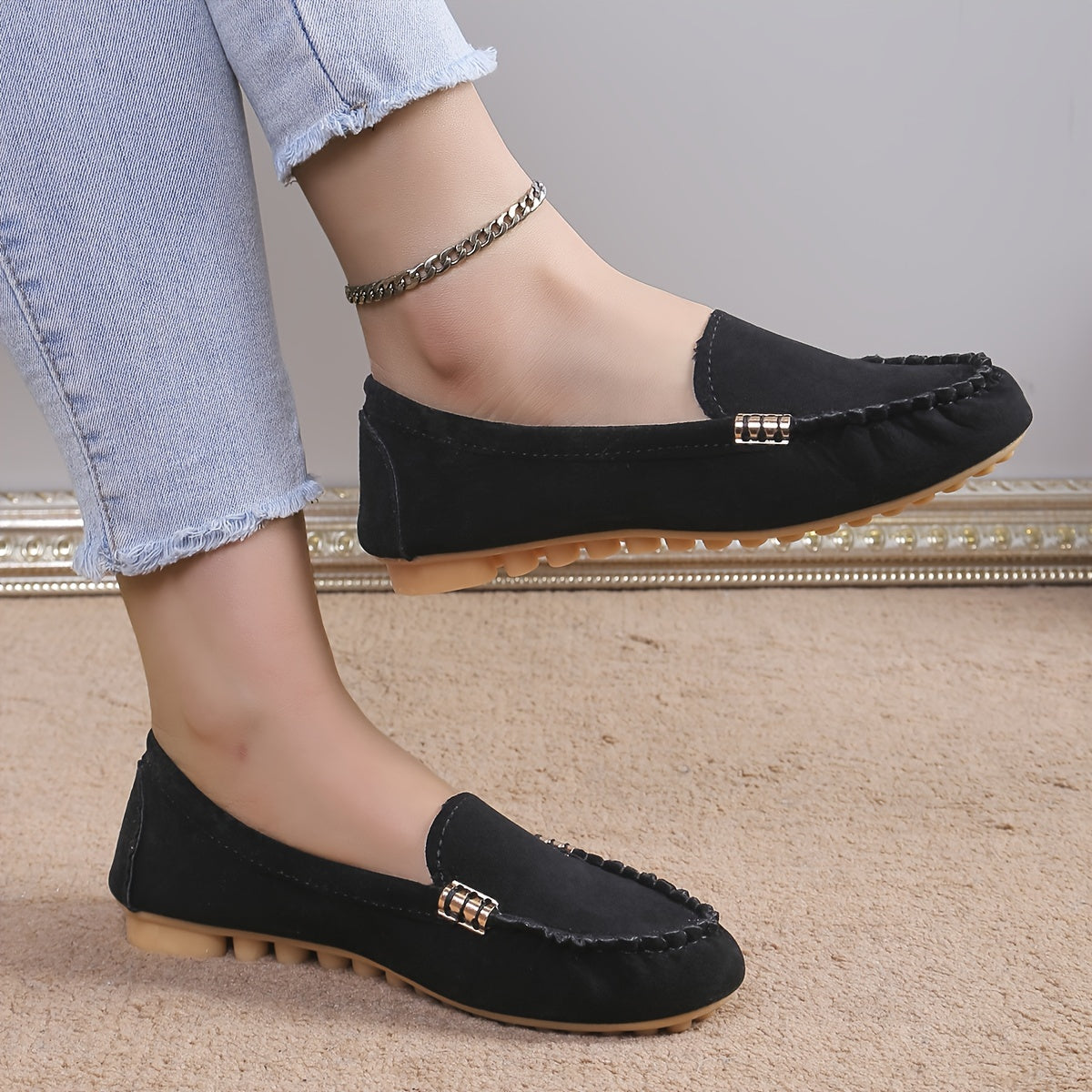 Women's Moccasin Slippers for Everyday and Leisure – Comfortable Loafers in a Modern Style