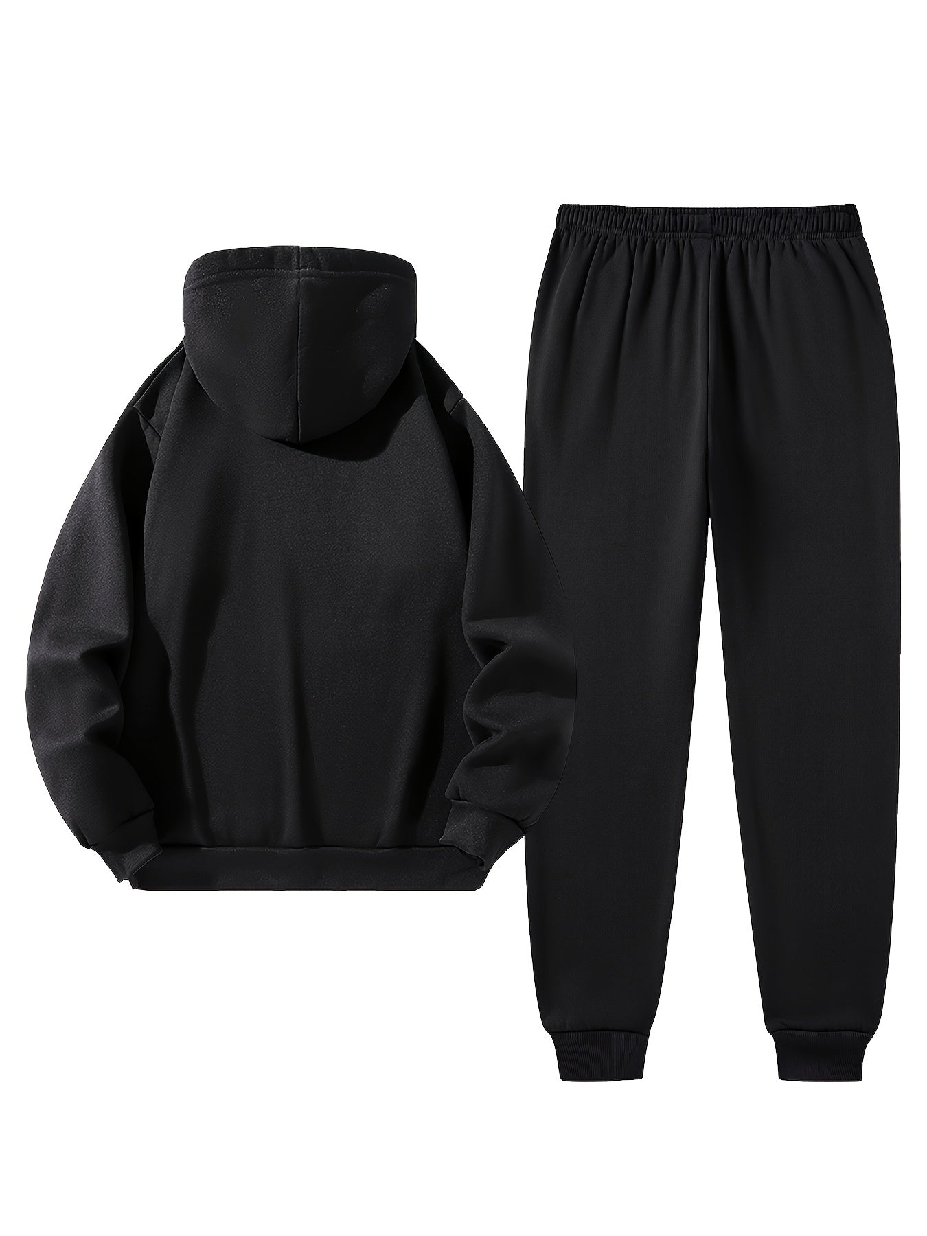 Men's puffer vest, hoodie, sweatpants, tracksuit set