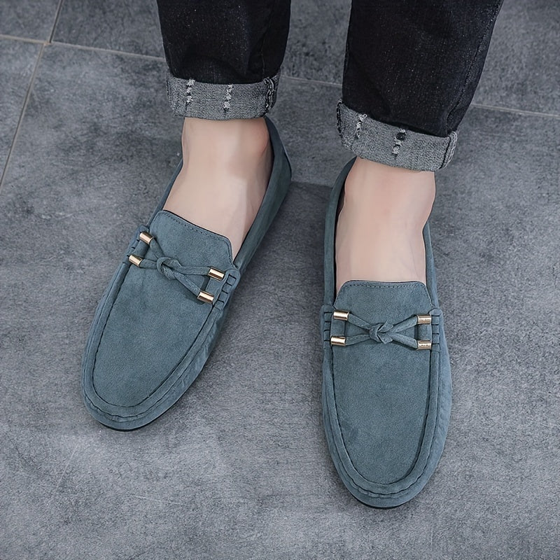 Men's Moccasins Slip-On Loafers Elegant Casual Street Shoes