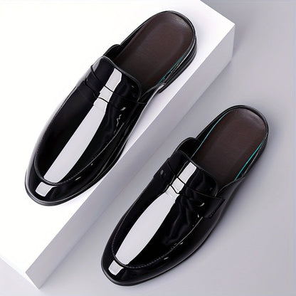 Men's Slip-On Business Loafer Backless – Elegant Half Shoes for Office & Occasion