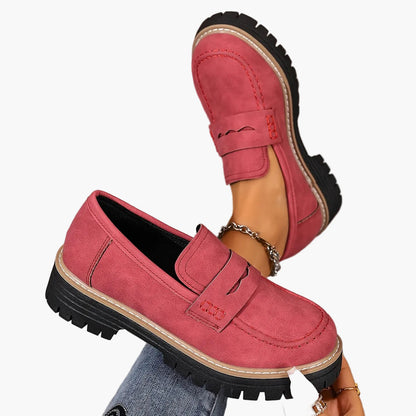 Women's Slippers with Platform – Fashionable Loafers for Everyday and Leisure Wear