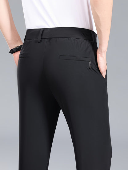 Men's Business Stretch Pants – Elegant, Comfortable Suit Pants for Office & Everyday Wear