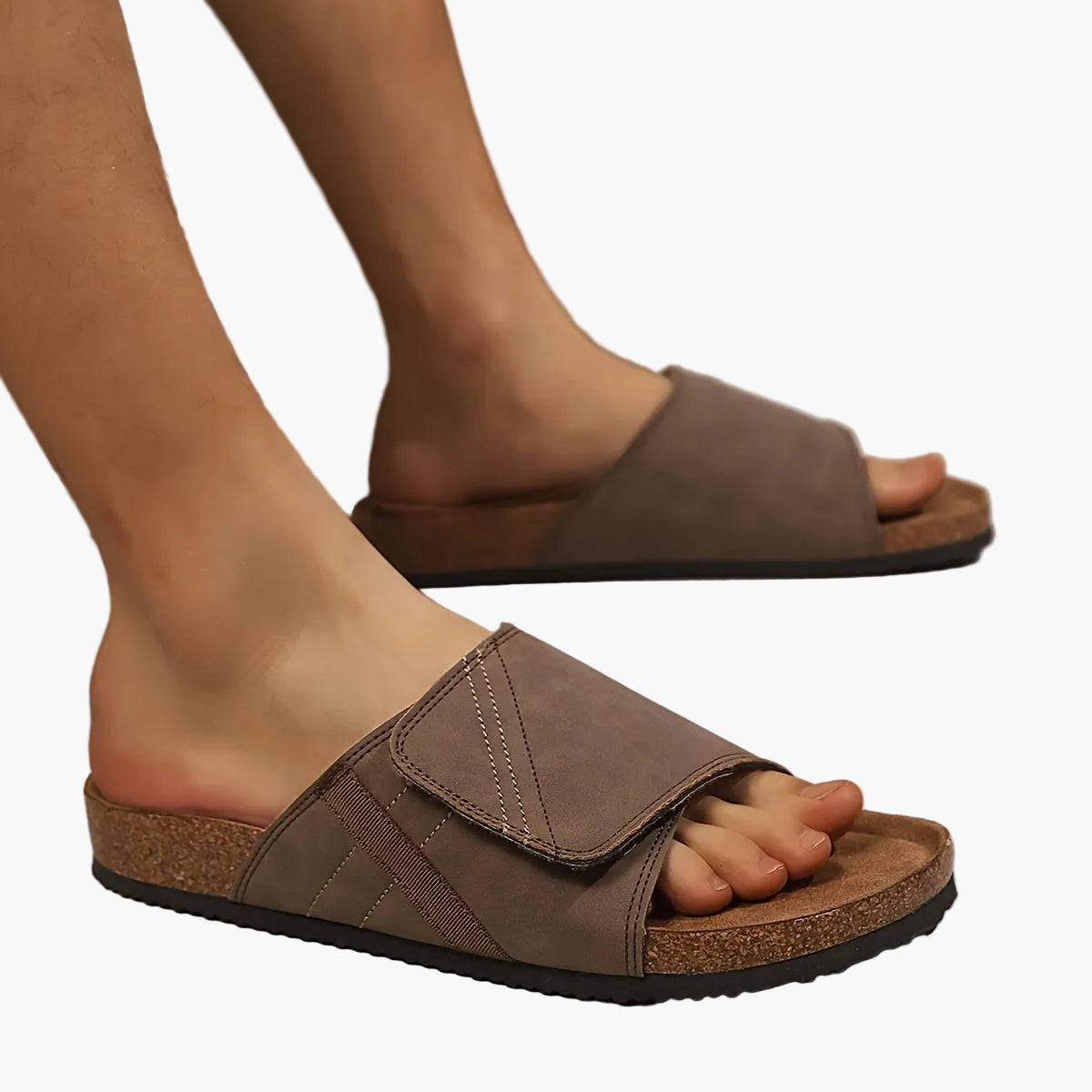 Men's Sandals – Comfortable Slip-On House Shoes for Everyday and Leisure – Open Toes, Casual Style
