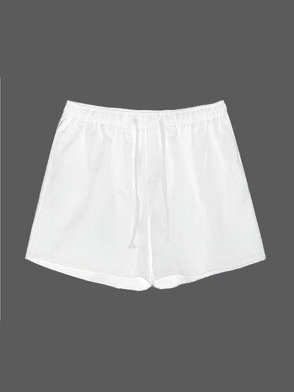 Men's Swim and Casual Shorts with Drawstring – Casual Boho Style for Beach and Everyday Wear