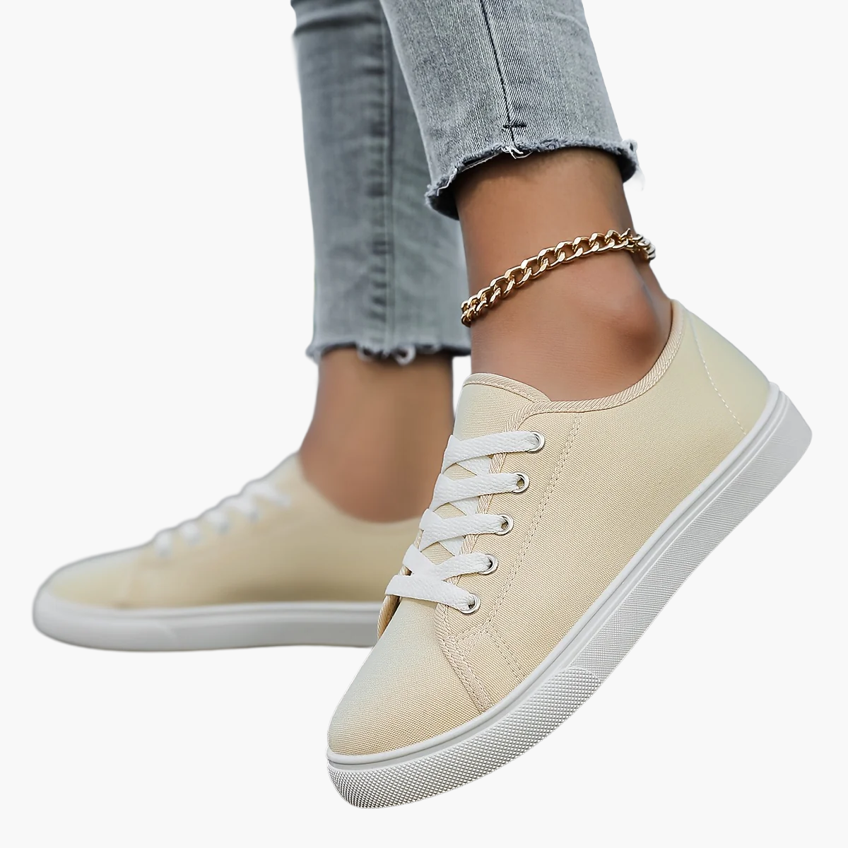 Women's casual lace-up sneakers for everyday and street style