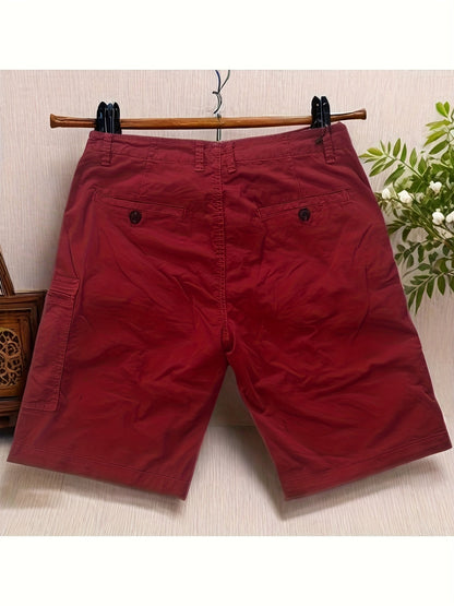 Men's Cargo Shorts Casual Style with Pockets – Ideal for Summer and Weekends