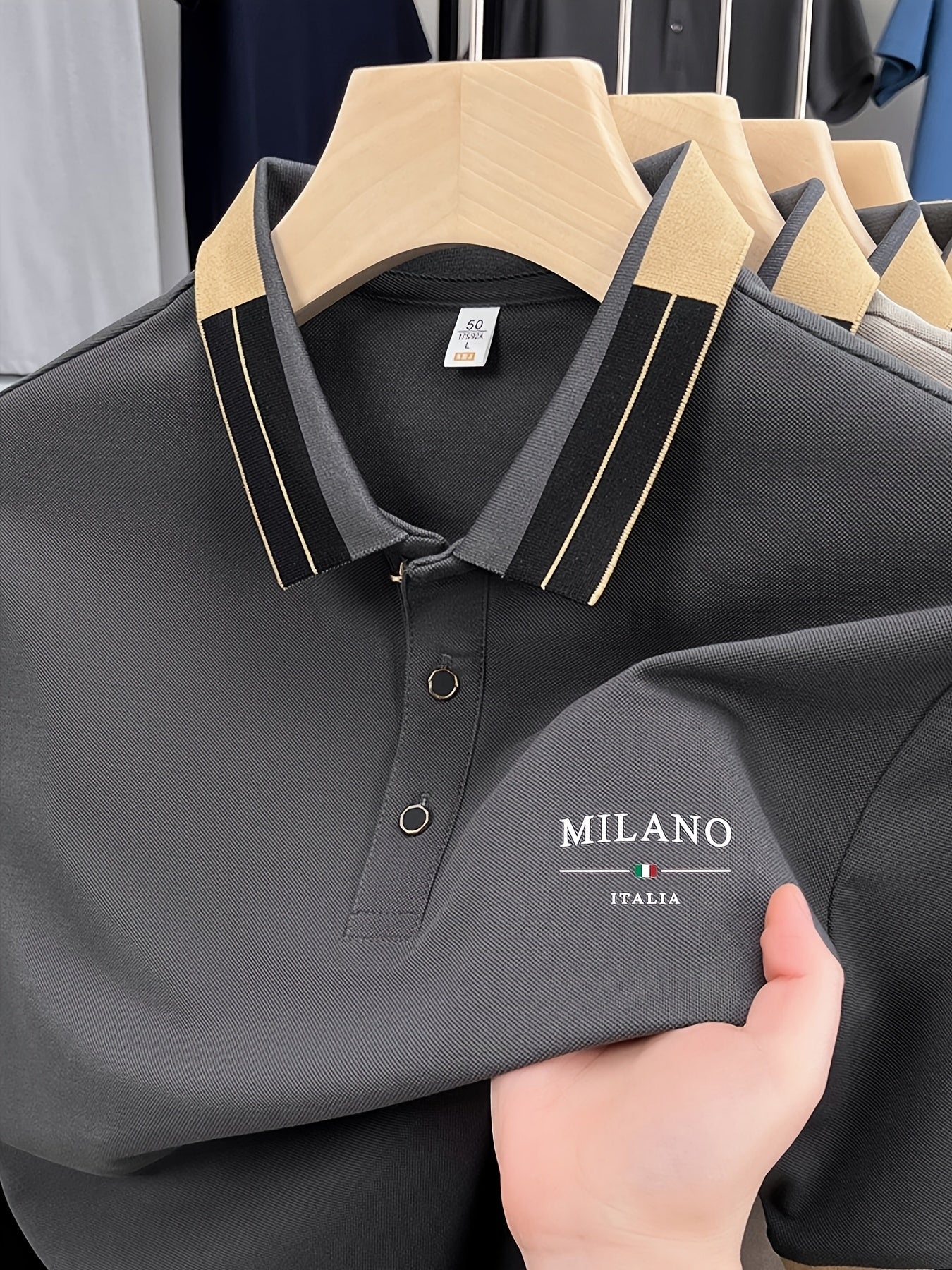 Herren Polohemd Milano Italia – Stilvolles Freizeitshirt mit modernem Design