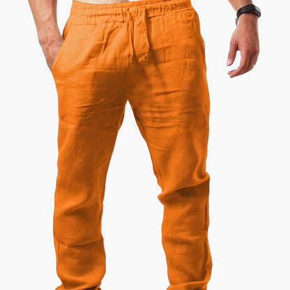 Men's casual pants with straight cut – summer style for everyday and vacation