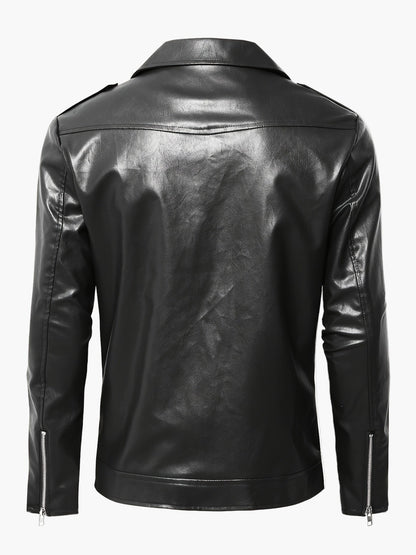 Men's Biker Jacket in Vintage Style – Perfect Jacket for Leisure & Streetwear