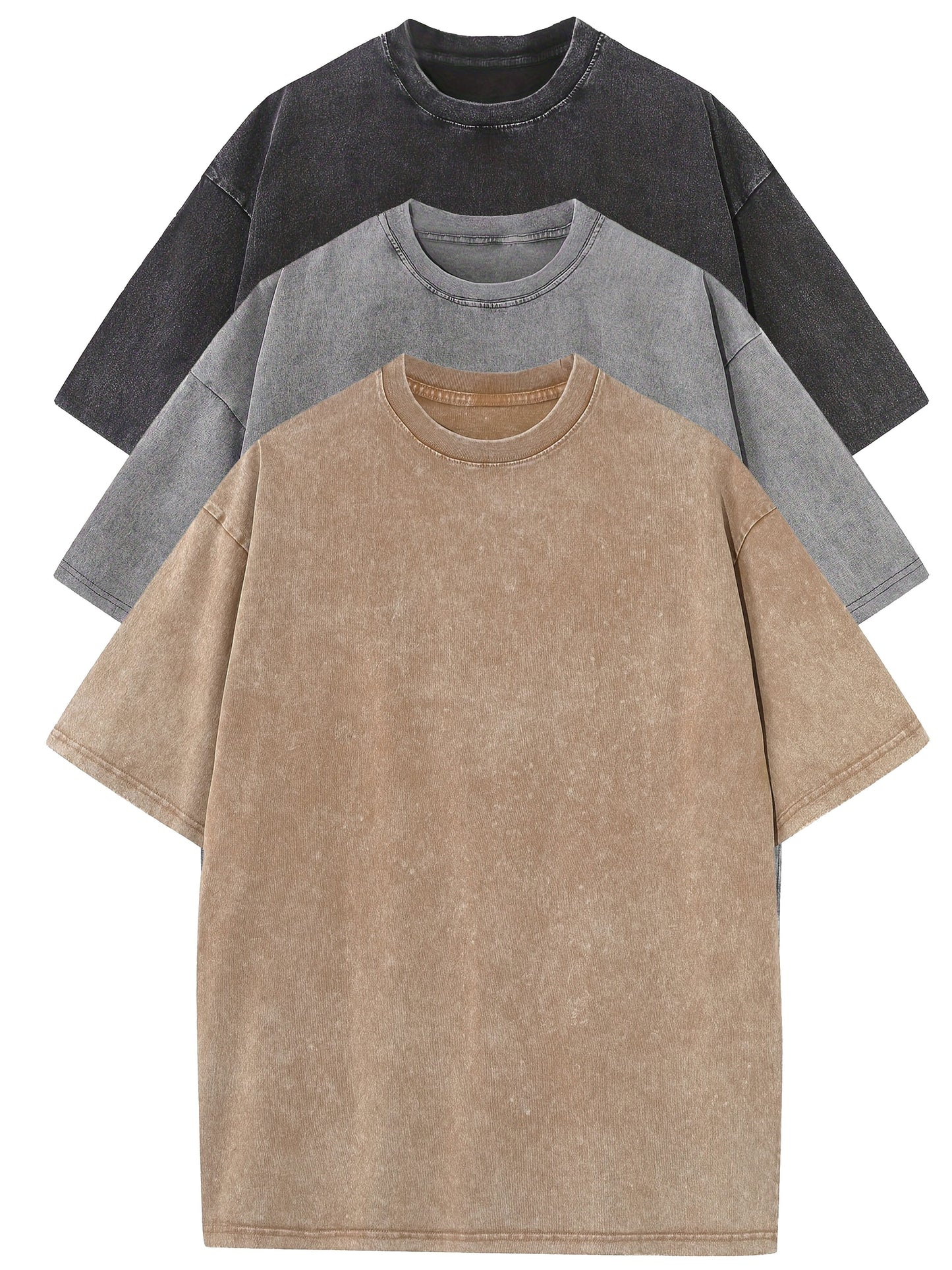 Herren Oversize T-Shirt 3er Pack – Trendiges Streetwear Basic für Freizeit & Alltag