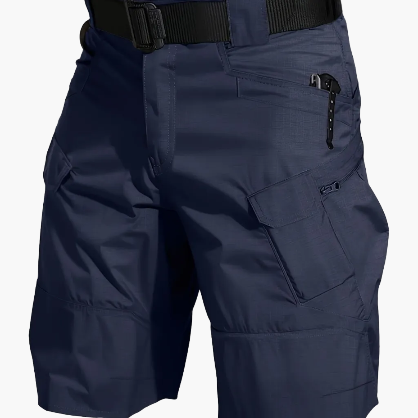 Men's Outdoor Functional Shorts with Pockets and Belt – Ideal for Hiking and Leisure