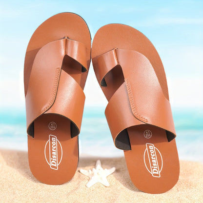 Herren Vintage Zehentrenner Sandalen – Bequeme Freizeitschuhe für Alltag und Strand