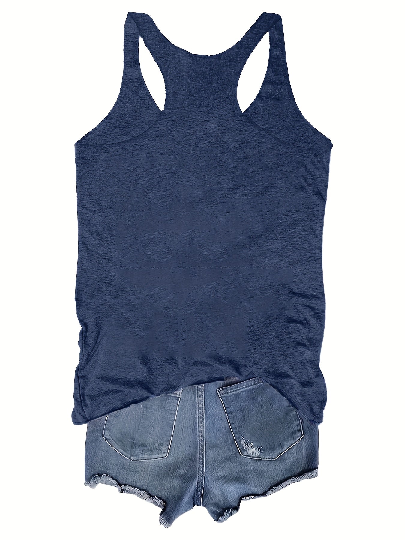Women's tank top with floral print – Casual summer top for leisure & vacation