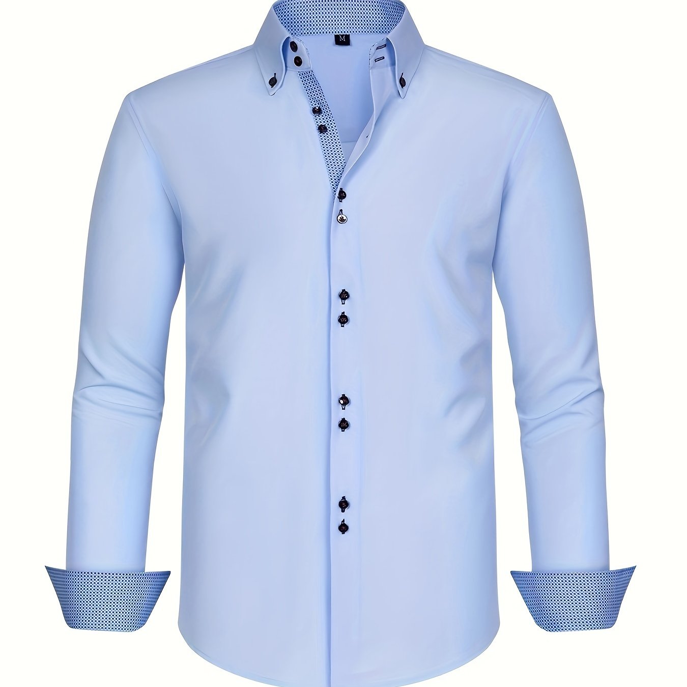 Men's Business Shirt Modern Fit – Elegant Style for Office & Leisure