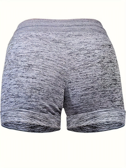 Women's casual shorts with palm tree print and "DAY DRINKIN'" statement for summer & vacation