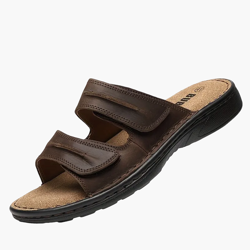 Herren Komfort Outdoor-Sandalen mit Klettverschluss – Bequeme Freizeitschuhe für Alltag & Spaziergänge