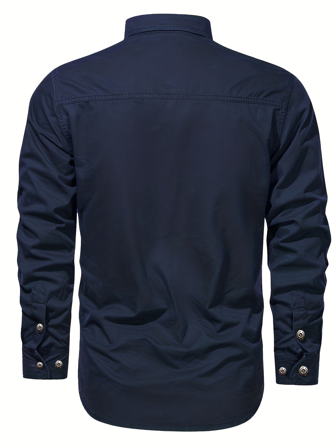 Men's Outdoor Casual Shirt Long Sleeve – Classic Utility Look for Everyday and Adventure