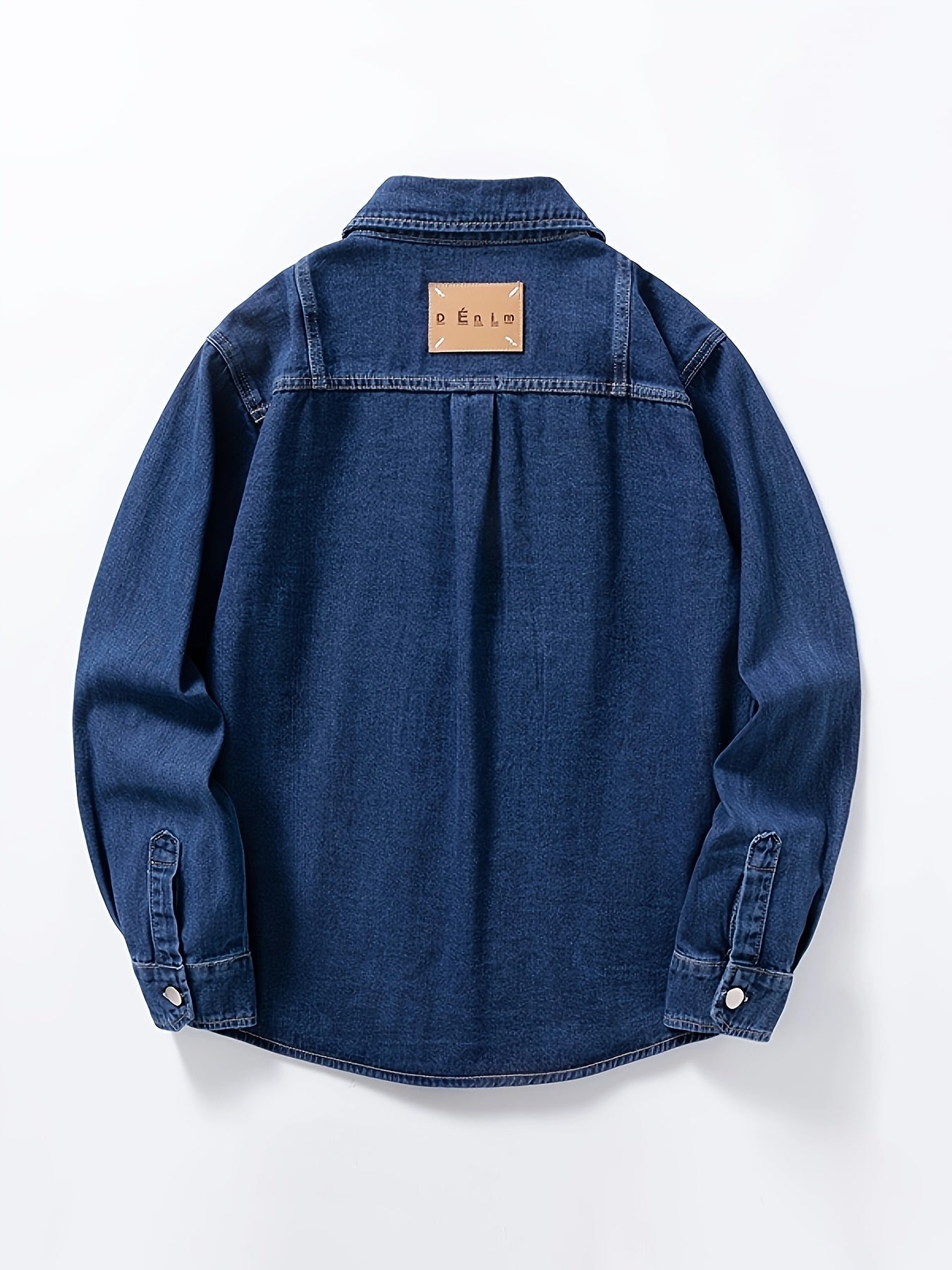 Men's Denim Overshirt in Casual Style – Ideal for Everyday and Leisure