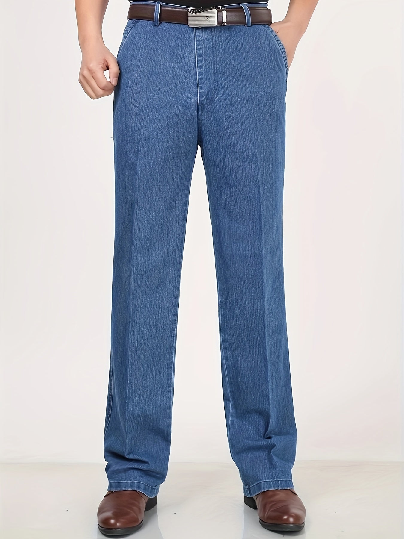 Men's Straight Cut Casual Pants – Classic & Versatile for Everyday and Business