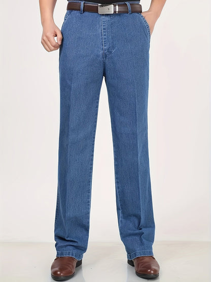 Men's Straight Cut Casual Pants – Classic & Versatile for Everyday and Business