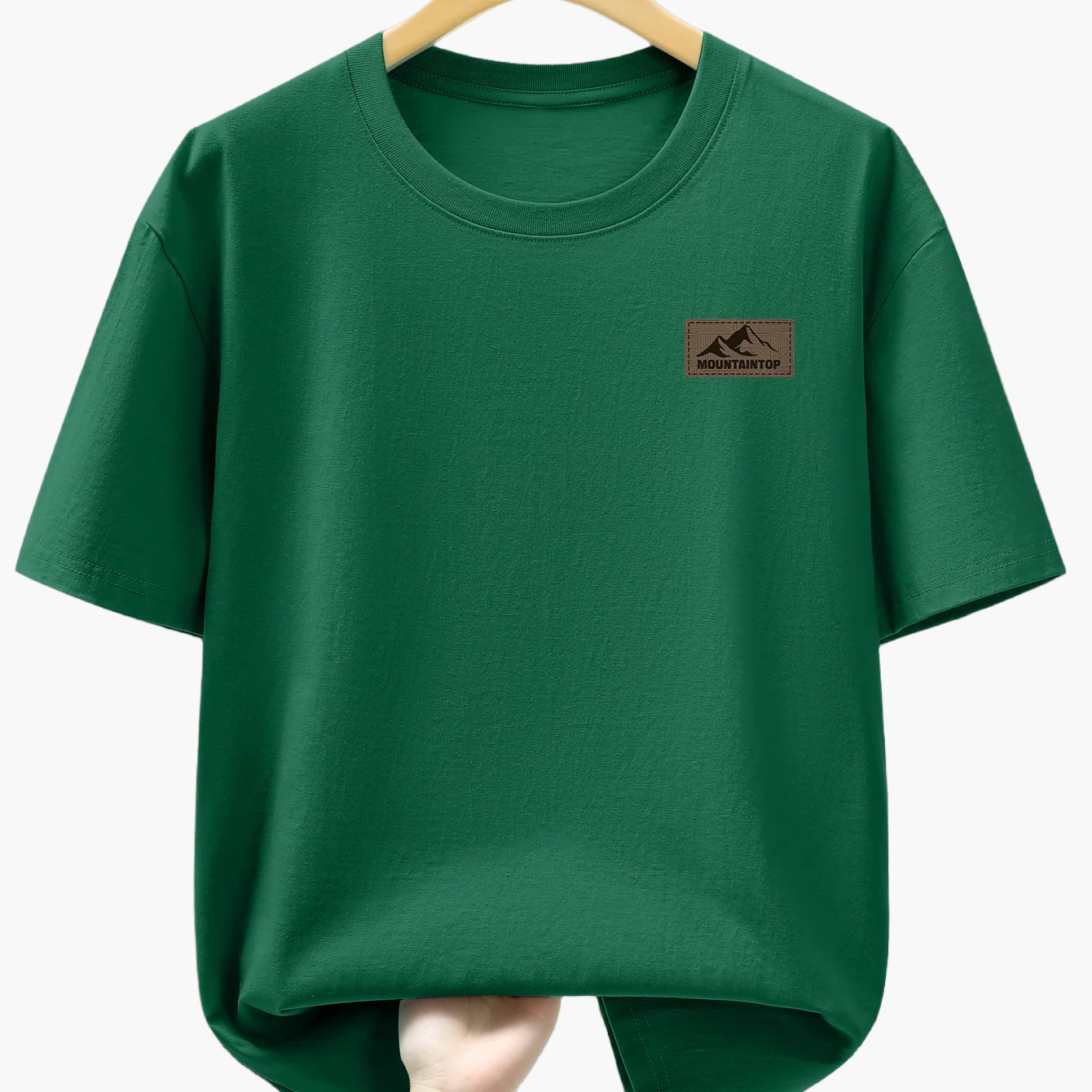 Men's T-Shirt with Mountain Logo – Casual Leisure Shirt for Everyday & Outdoor Use