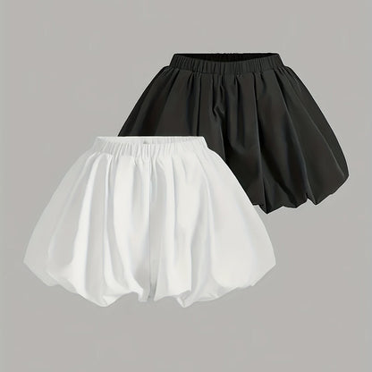 Women's Balloon Shorts with Voluminous Cut – Fashionable Casual Shorts for Trendy Outfits