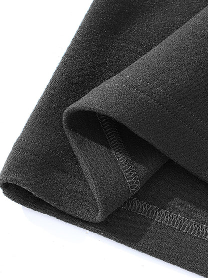 Unisex long-sleeve shirt with stand-up collar – Comfortable top for everyday wear and sports