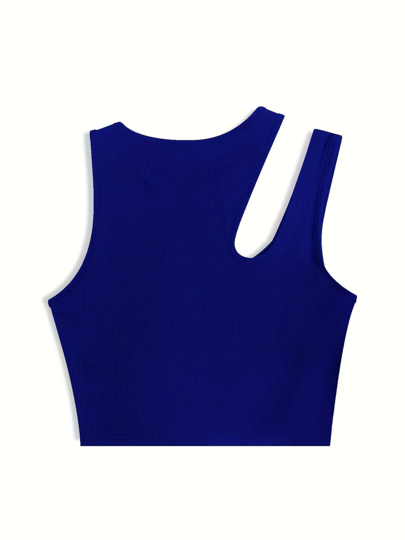 Damen Asymmetrisches Crop Top für Sommer – Modisches Party- und Freizeitoberteil