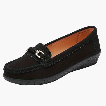 Women's Slip-On Moccasins Comfortable Casual Elegant Loafer Shoes