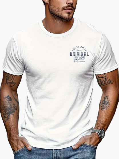 Men's T-Shirt Original Print – Casual Streetwear Style for Everyday & Leisure