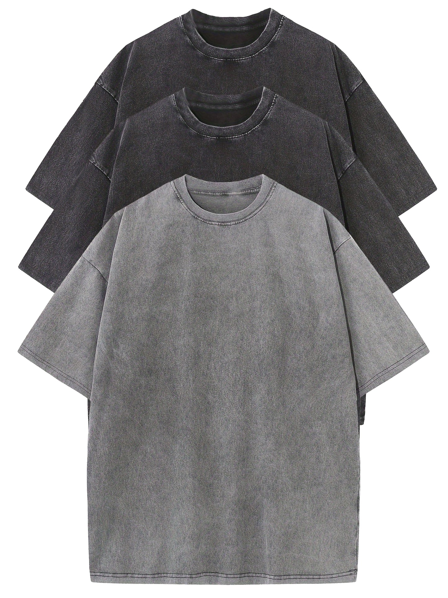 Herren Oversize T-Shirt 3er Pack – Trendiges Streetwear Basic für Freizeit & Alltag
