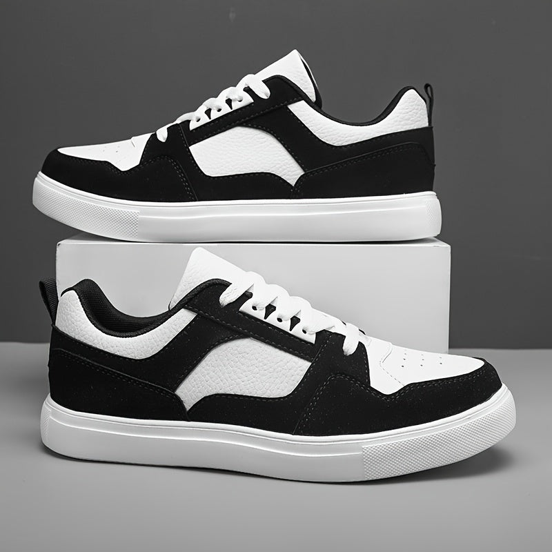 Men's Low Top Sneakers Preppy Style Casual Trainers