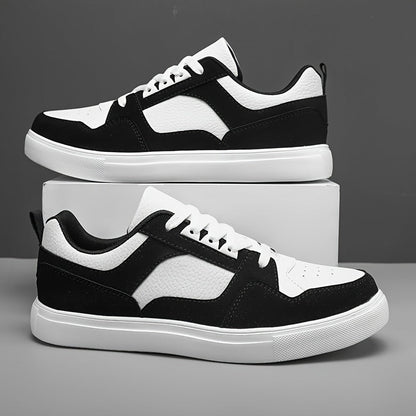 Men's Low Top Sneakers Preppy Style Casual Trainers