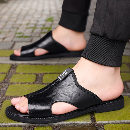 Herren Komfort Casual Outdoor Sandalen – Offene Zehen, Slip-On, Alltag & Freizeit