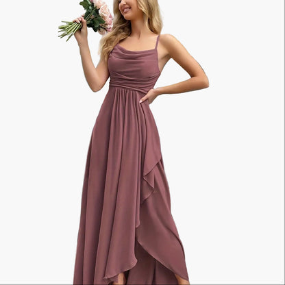 Women's Elegant Fit & Flare Evening Dress for Festive Occasions